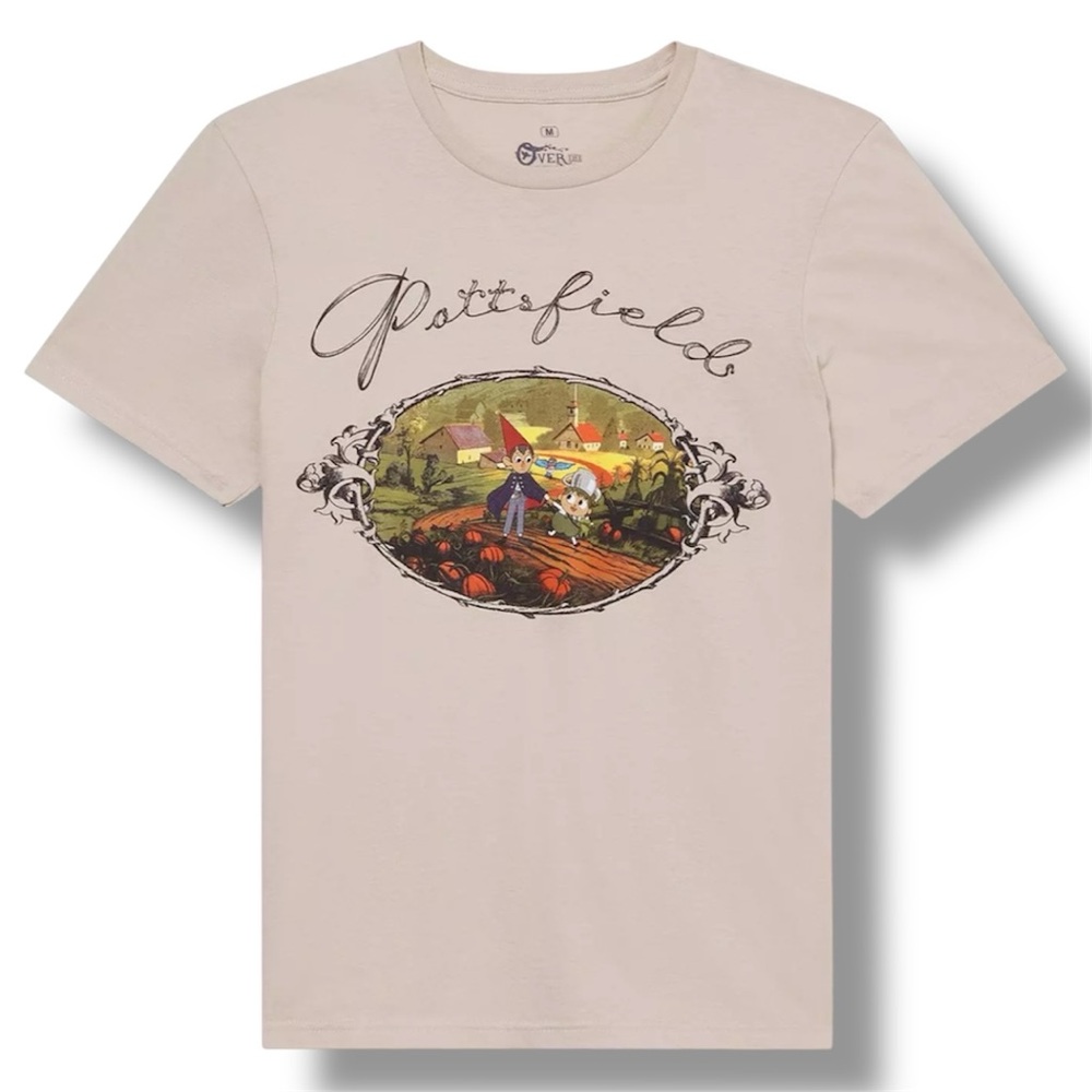 Cartoon Network Over The Garden Wall Pottsfield Duo Boyfriend Fit T-Shirt